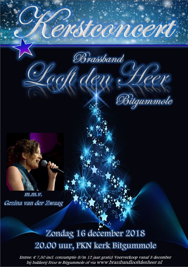 Affiche kerstconcert 2018 – def