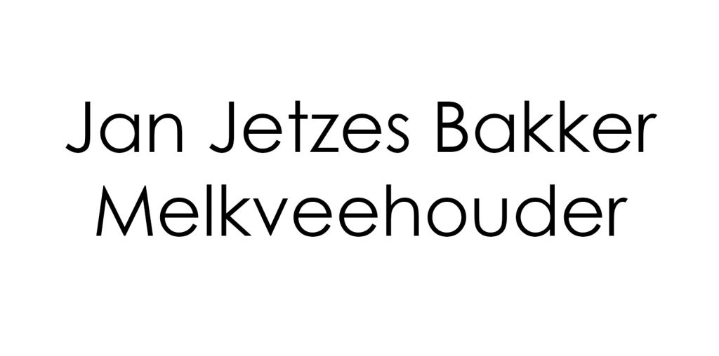 Jan Jetzes Bakker