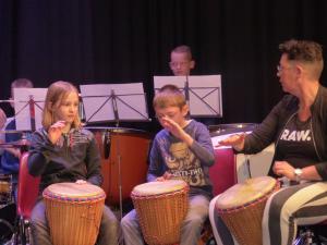 Rixt Stelwagen - Siebe Douwe Reedijk - Juf Petra Dijkstra - djembe - solistekonkoers 7-4-18